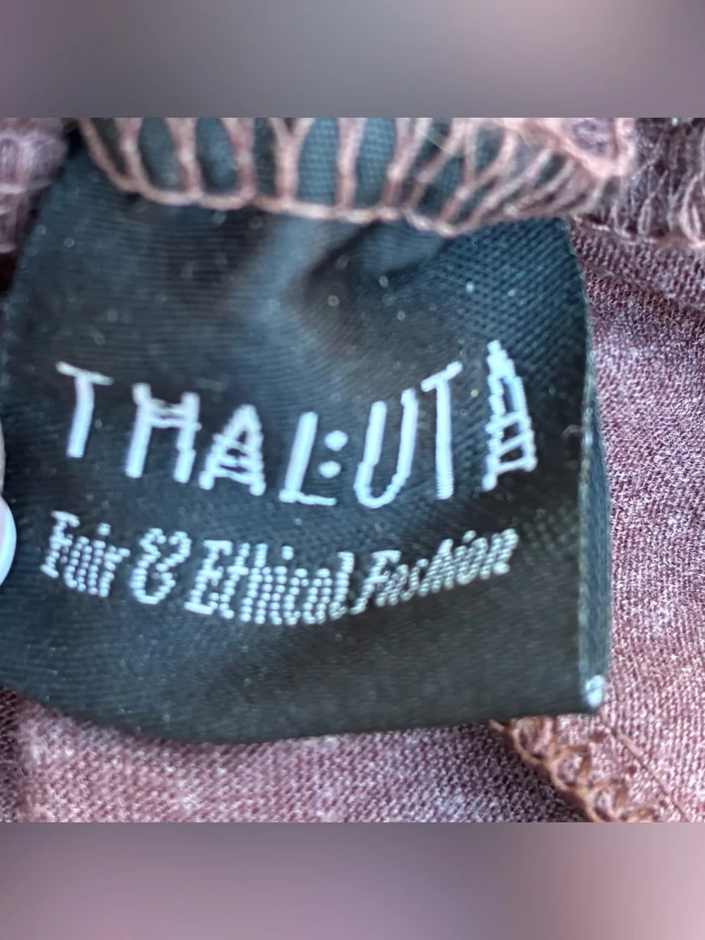 Thaluta NWOT Brown Midi Boho Skirt One Size - Picture 3 of 6